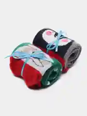 Подарочный набор Новогодние носки УТЕПЛЕННЫЕ в подарочной упаковке 2 пары