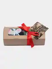 Подарочный набор Новогодние носки УТЕПЛЕННЫЕ в подарочной упаковке 2 пары