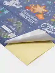 Белый наклейки новогодние набор 3 шт/ 2шт стикеры новогодние