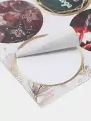 Золотой наклейки новогодние набор 3 шт/ 2шт стикеры новогодние