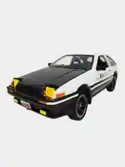 Черный машина металлическая  Toyota Sprinter Trueno AE86 Initial D