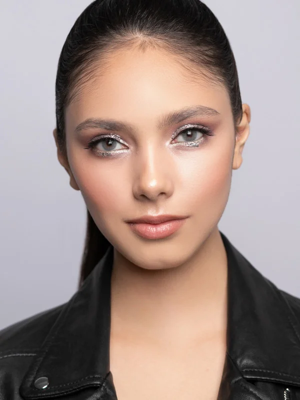 Серый меланж цветные контактные линзы Adria Effect color, 2 линзы, 8,6/ 14,2/ от -0,25 до -6,00