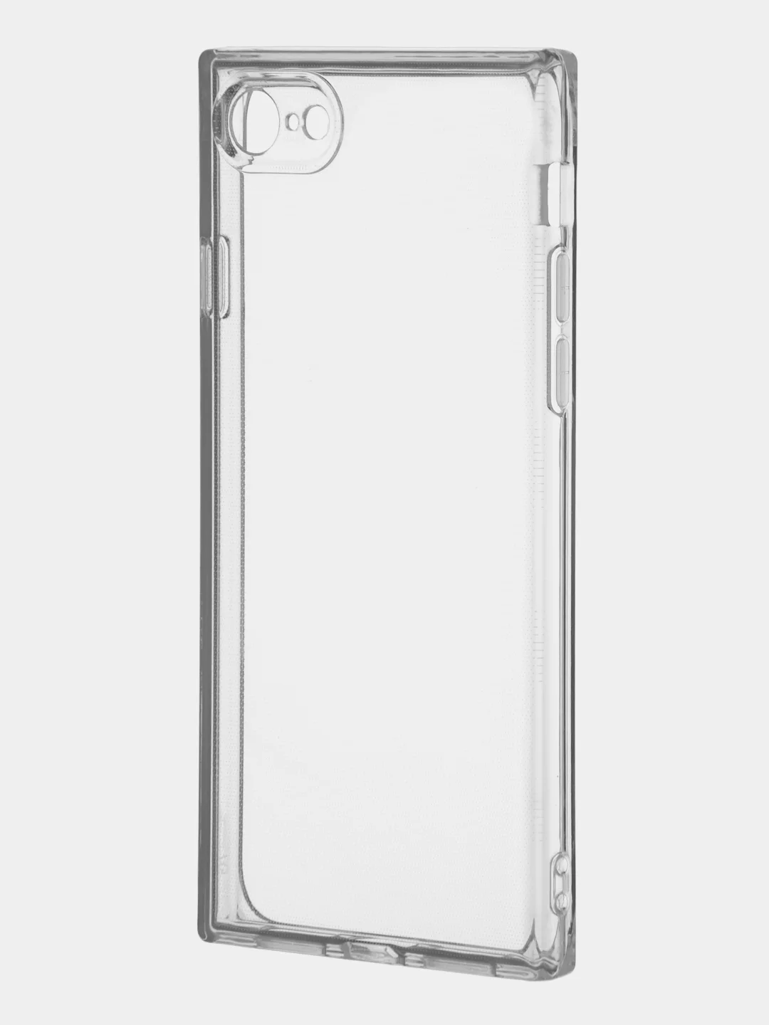 Прозрачный чехол ICE для Apple iPhone 7/ 8/ SE 2020 силиконовый КАРТОФАН прозрачный лед прямоугольный