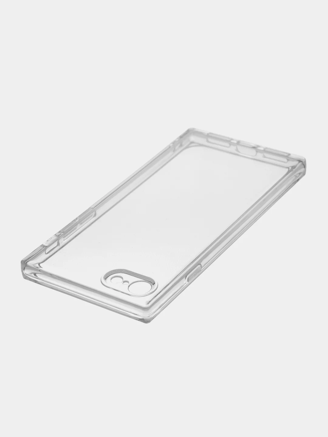 Прозрачный чехол ICE для Apple iPhone 7/ 8/ SE 2020 силиконовый КАРТОФАН прозрачный лед прямоугольный