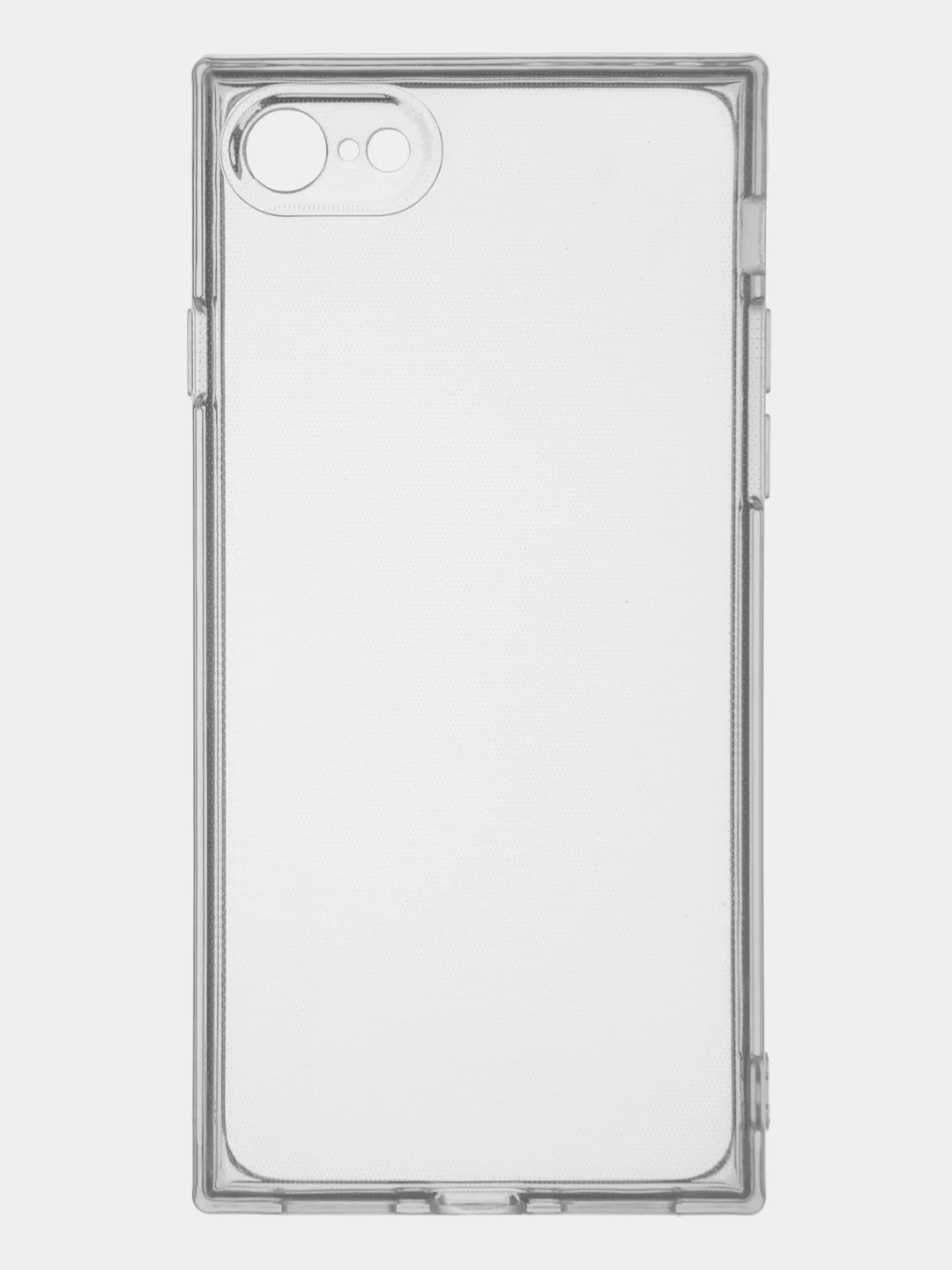 Прозрачный чехол ICE для Apple iPhone 7/ 8/ SE 2020 силиконовый КАРТОФАН прозрачный лед прямоугольный