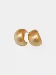 Карамельный серьги винтажные, круглые