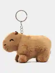 Коричневый брелок для сумки/рюкзака/ключей, мягкая игрушка Гусь-Обнимусь/Капибара/Мишка