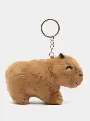 Коричневый брелок для сумки/рюкзака/ключей, мягкая игрушка Гусь-Обнимусь/Капибара/Мишка