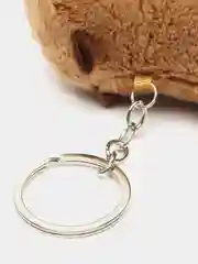 Коричневый брелок для сумки/рюкзака/ключей, мягкая игрушка Гусь-Обнимусь/Капибара/Мишка