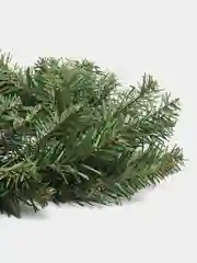 Белый венок еловый новогодний на дверь, рождественский венок, елка