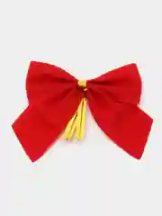 Красный украшения елочные, бантики, 12 штук