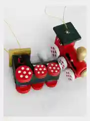 Новогодние игрушки, деревянный набор, подвесное украшение для рождественской елки