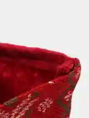 Белый рождественский носок на камин, для подарков, новогодний носок, декор новогодний