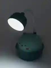 Настольная лампа "Мишка" LED 3Вт USB, голубой, 8,6 х 8,6 х 20,5 см