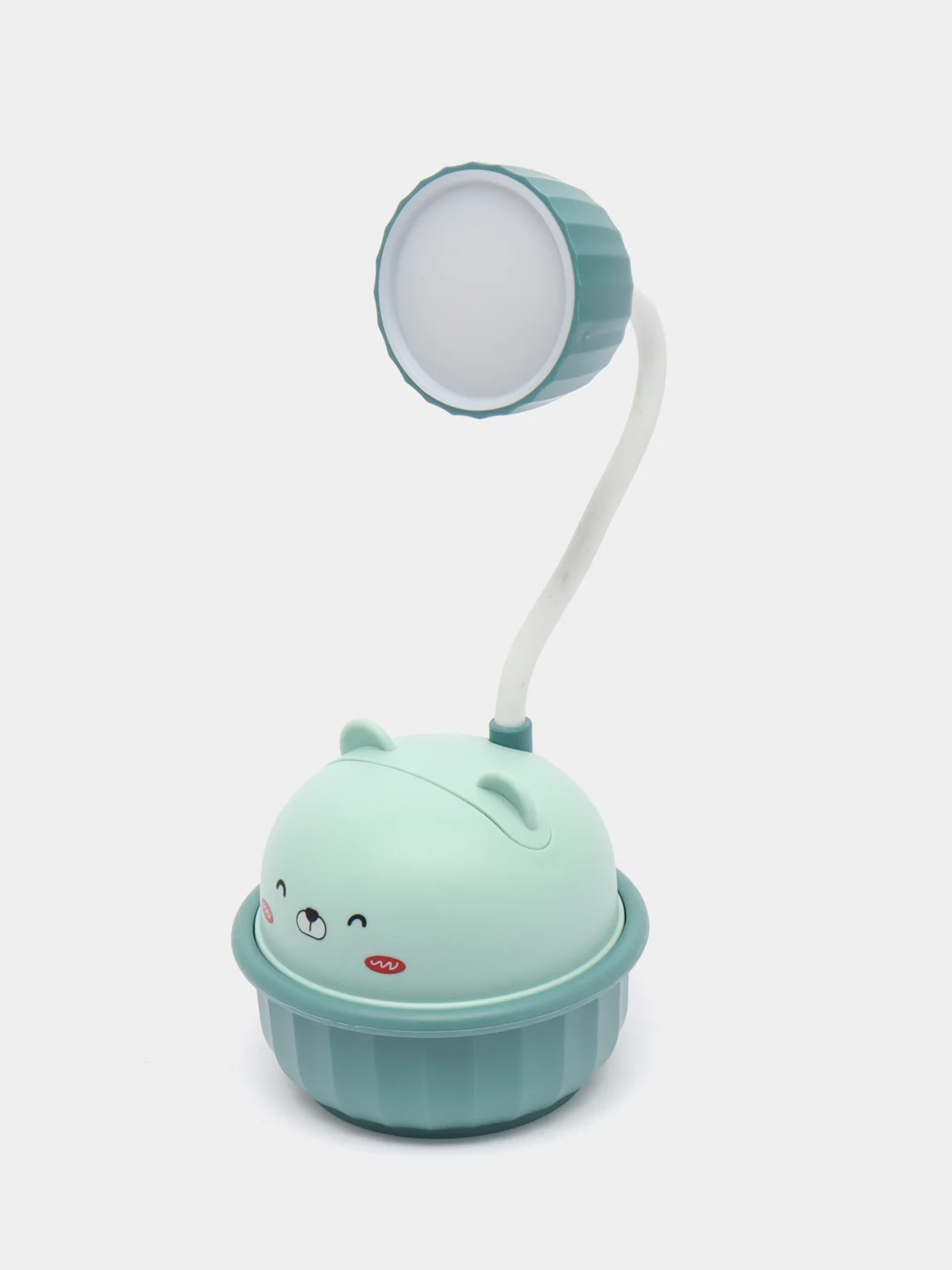 Настольная лампа "Мишка" LED 3Вт USB, голубой, 8,6 х 8,6 х 20,5 см