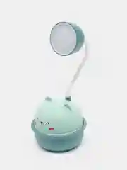 Настольная лампа "Мишка" LED 3Вт USB, голубой, 8,6 х 8,6 х 20,5 см