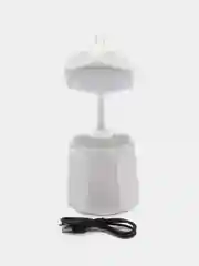 Лампа настольная "Грани" LED 1 режим 4,2Вт USB, белый, 9х9х32,5 см