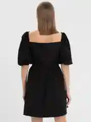 Черный платье женское, с коротким рукавом