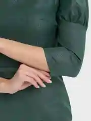 Тёмно-зелёный платье вечернее