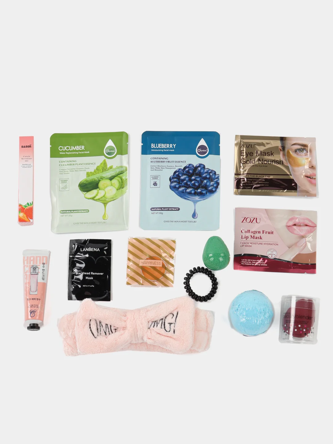 Набор уходовой косметики, ко дню рождения Beauty box (Бьюти бокс), подарочный, 13 в 1
