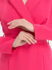 Розовый платье-жакет женское