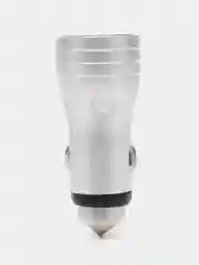 Серебряный автомобильное зарядное устройство АЗУ 5V/2,1A