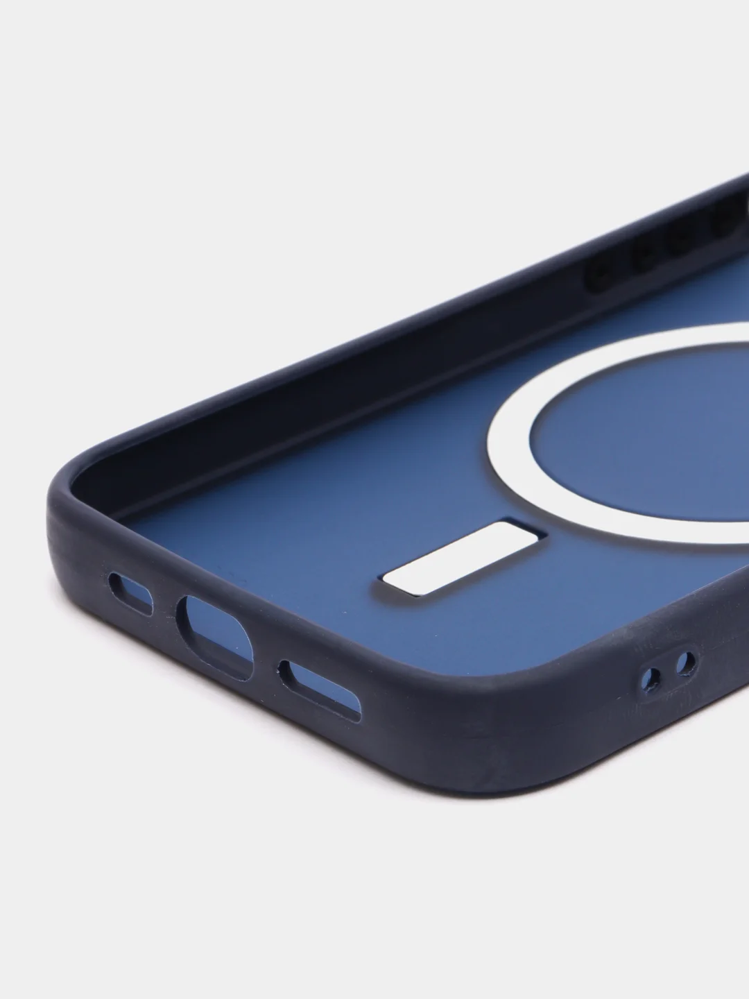 Синий меланж чехол MagSafe для iPhone