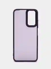Пурпурный чехол матовый для Redmi Note 12S, пластиковый, полупрозрачный, с глянцевой рамкой