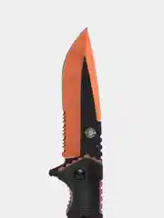 Нож складной "Хамелеон" сталь-420, рукоять - пластик, оранжевый, 21 см