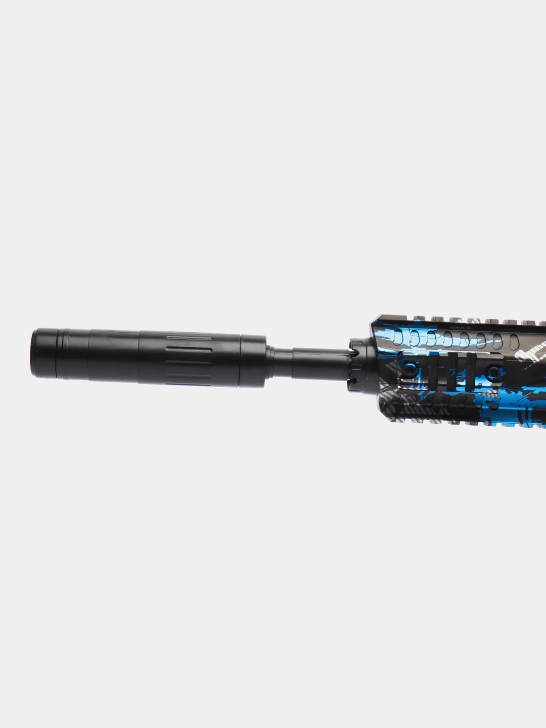 Синий автомат SUPER POWER MACHINE GUN, пневмотический, с электрическим приводом