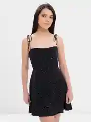 Сарафан на лямках, с принтом
