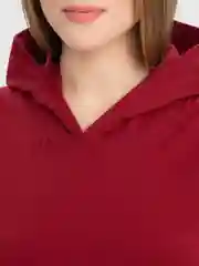 Бордовый платье женское домашнее с капюшоном,  хлопок