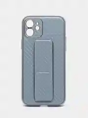Голубой чехол с магнитной подставкой-держателем на iPhone 12/Pro/Max, 13/Pro/Max, 14/Pro/Max/Plus