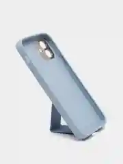 Белый чехол с магнитной подставкой-держателем на iPhone 12/Pro/Max, 13/Pro/Max, 14/Pro/Max/Plus