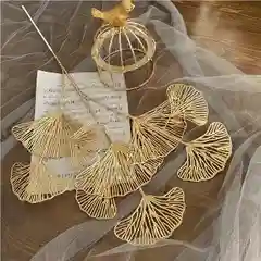 Бронзовый искуственные золотые ветки для новогоднего декора, ветка, композиция на новый год, 1 шт