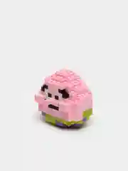 Кораллово-розовый детский 3D конструктор, игрушка развивающая