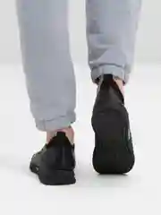 Черный мужские чёрные кроссовки, с мехом