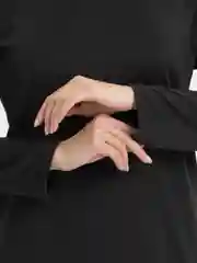 Черный лонгслив с длинным рукавом, однотонный, унисекс