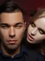 Золотой цветные контактные линзы Adria Crazy карнавальные, без диоптрий, 1 линза