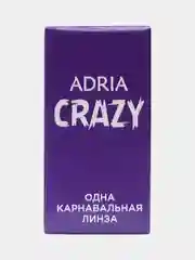 Пурпурный цветные контактные линзы Adria Crazy карнавальные, без диоптрий, 1 линза