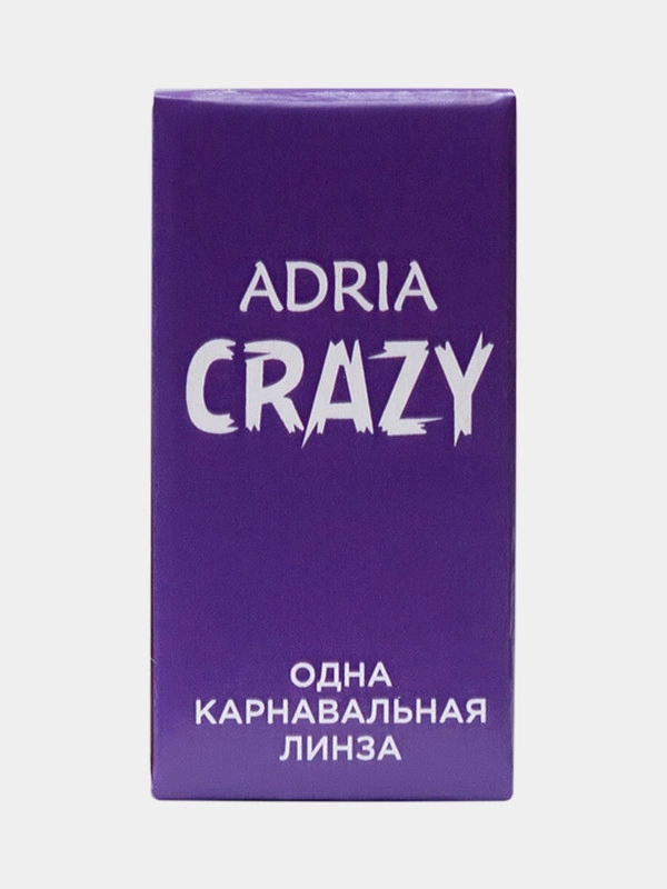 Цветные контактные линзы Adria Crazy карнавальные, без диоптрий, 1 линза