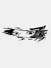 Белый makoto Niijima "Макото Ниидзима" - Наклейка без фона "Аниме девушка" Demons eyes