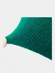 Белый шапка вязанная двухслойная женская/мужская