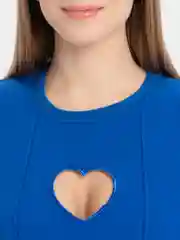 Лазурный свитшот ОВЕР с начесом