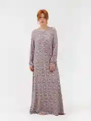 Пастельно-коралловый платье женское мусульманское, Lilians