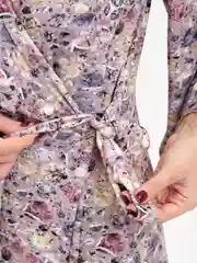 Розовый халат женский, домашний, Lilians