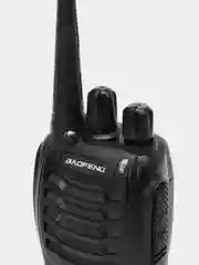 Черный комплект радиостанций Baofeng BF-888S, с гарнитурами, 2 штуки