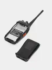 Черный комплект радиостанций Baofeng BF-888S, с гарнитурами, 2 штуки
