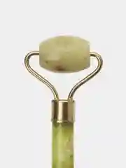 Зеленый массажер ролик для лица