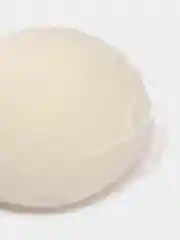 Белый спонж конжаковый, конняку губка для умывания